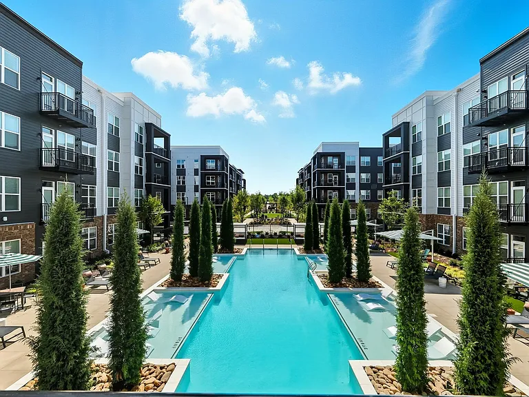 Enjoy premium living spaces with resort style pool