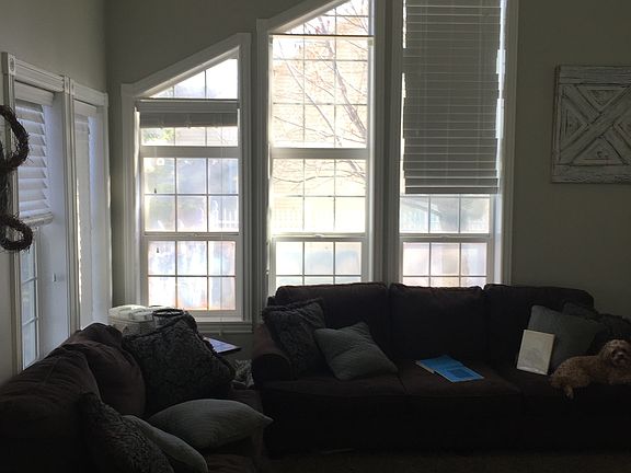 large windows in living room