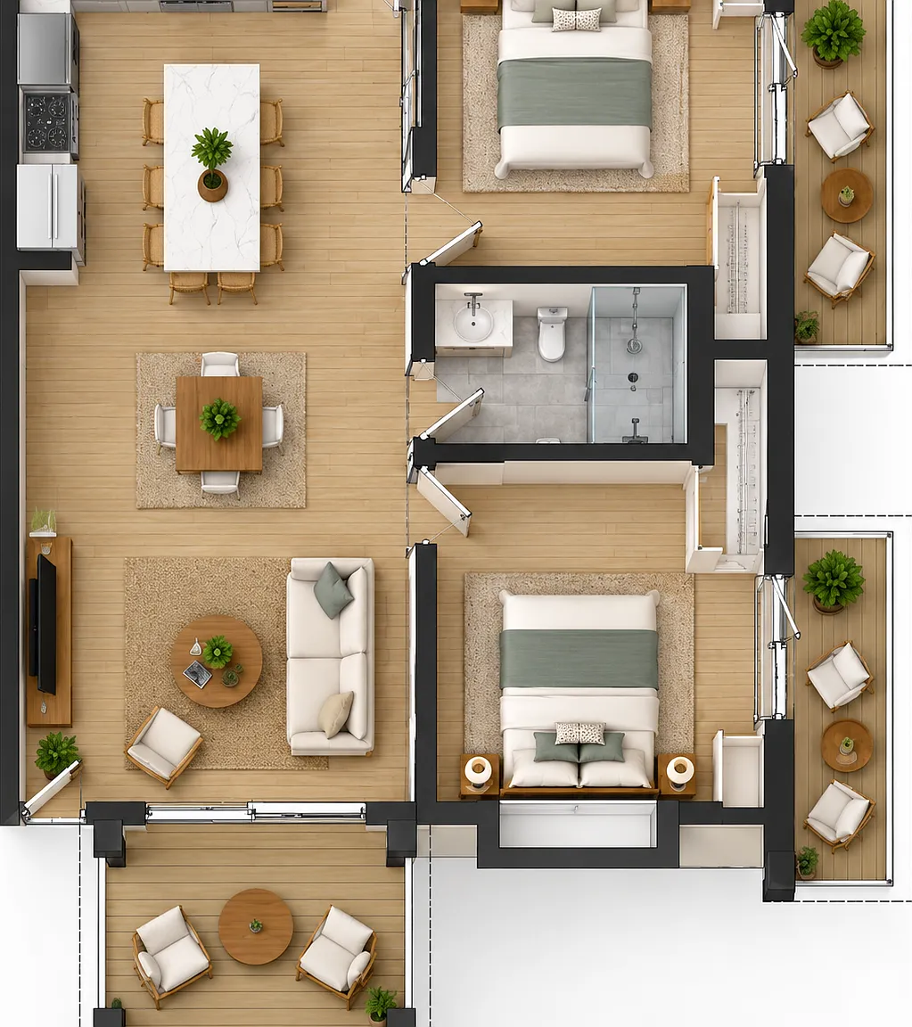 2 bed, 600 sqft, $2,899 — Photo 4