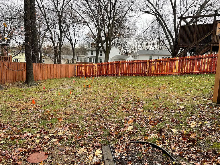 Fully Fenced in Backyard (holds pets & small children).