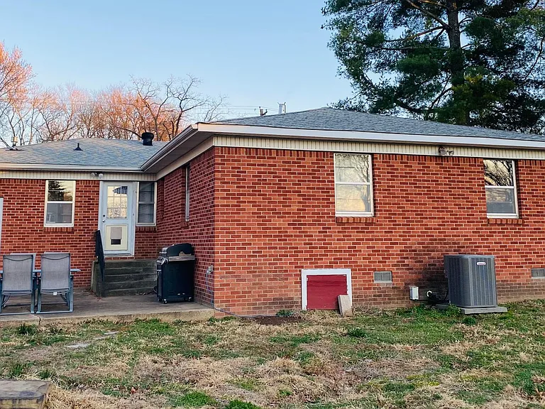 Rear yard with grilling patio.