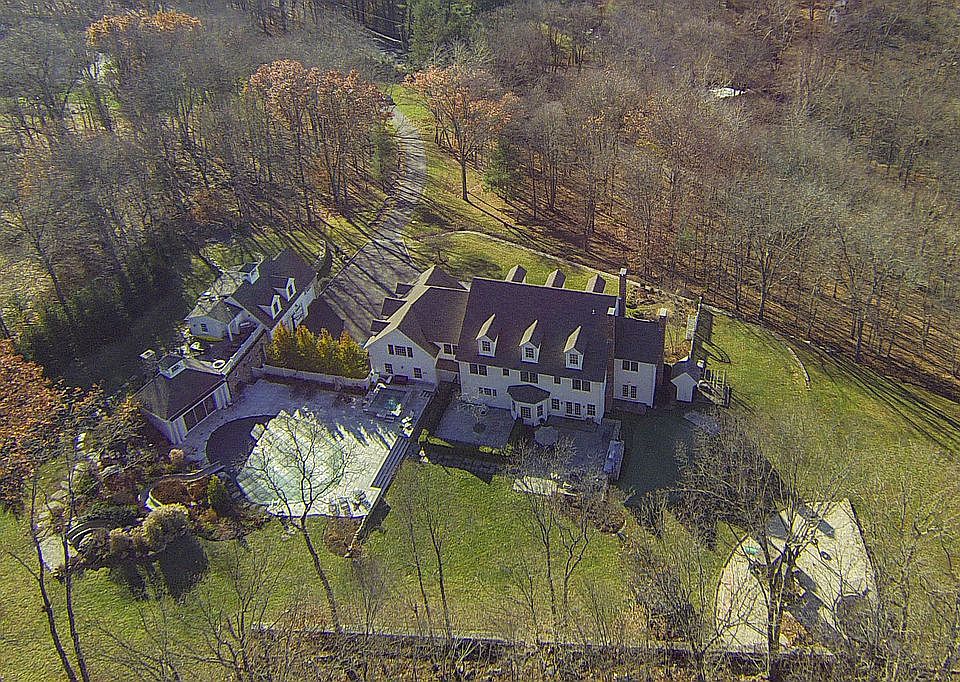 Ariel view rear yard