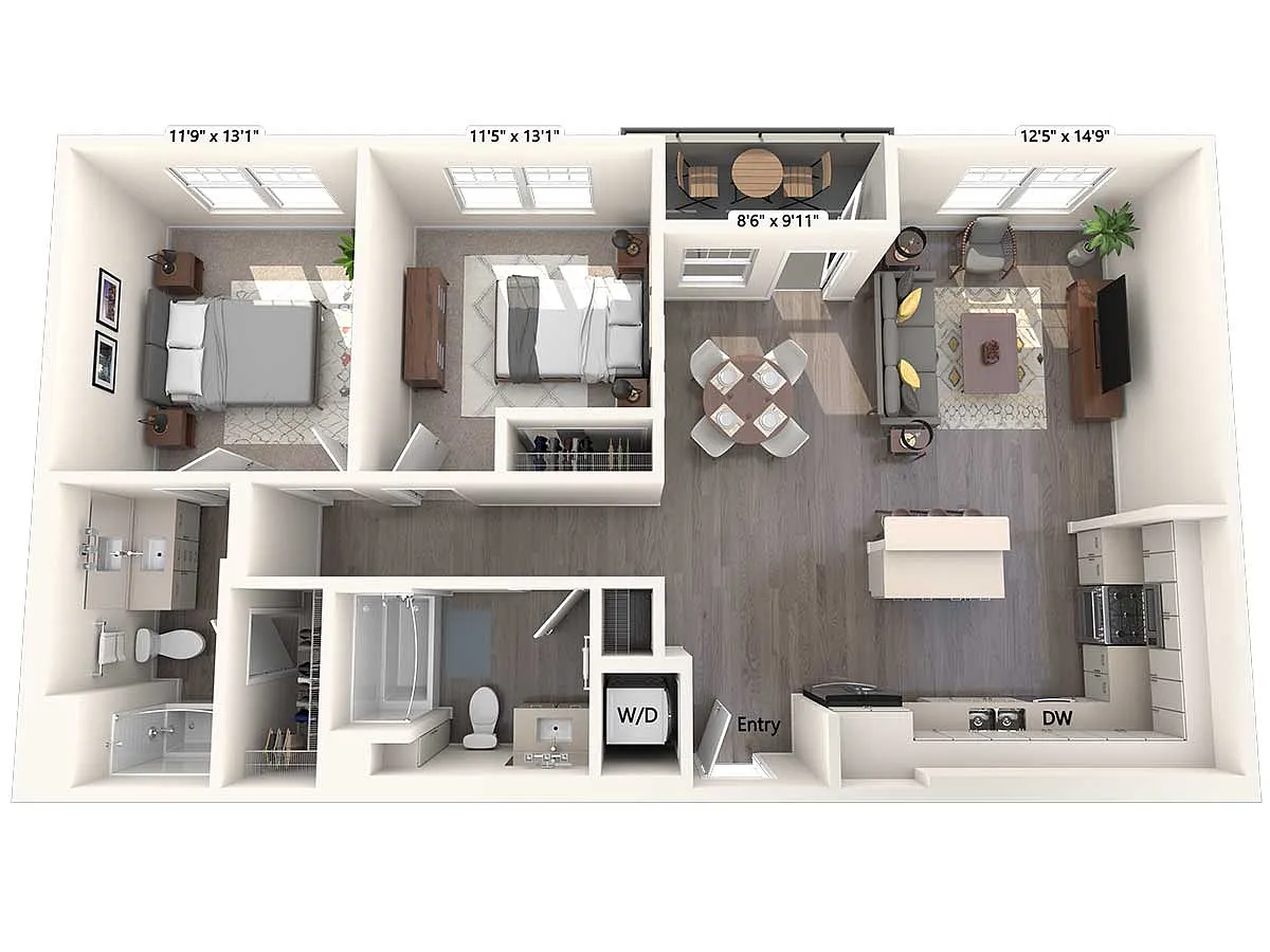 Floor plan B2-1059