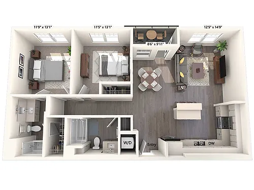 Floor plan B2-1059