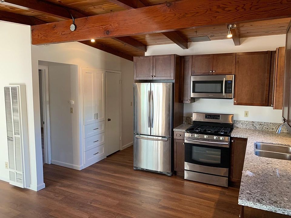 Kitchen with small AC unit