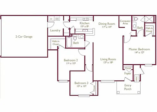 Floor plan Virginia
