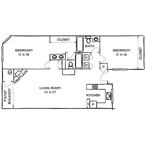 Floor plan Rodeo Premier