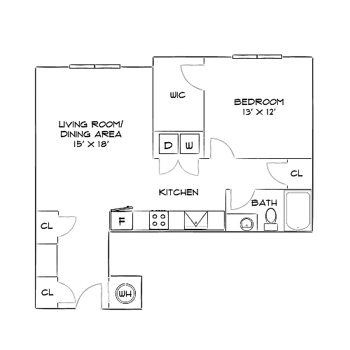 Floor plan Design 1F
