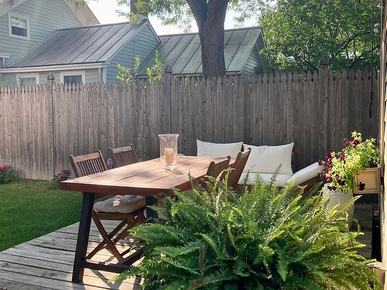 Backyard. Shared with 3 rd floor apartment.
