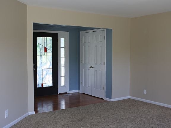Hardwood entry, new door