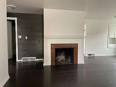Living room access to bathroom and kitchen