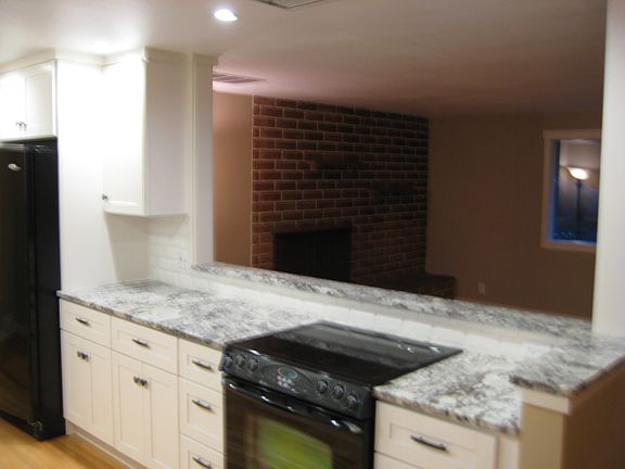 Kitchen with View to Liv. Rm