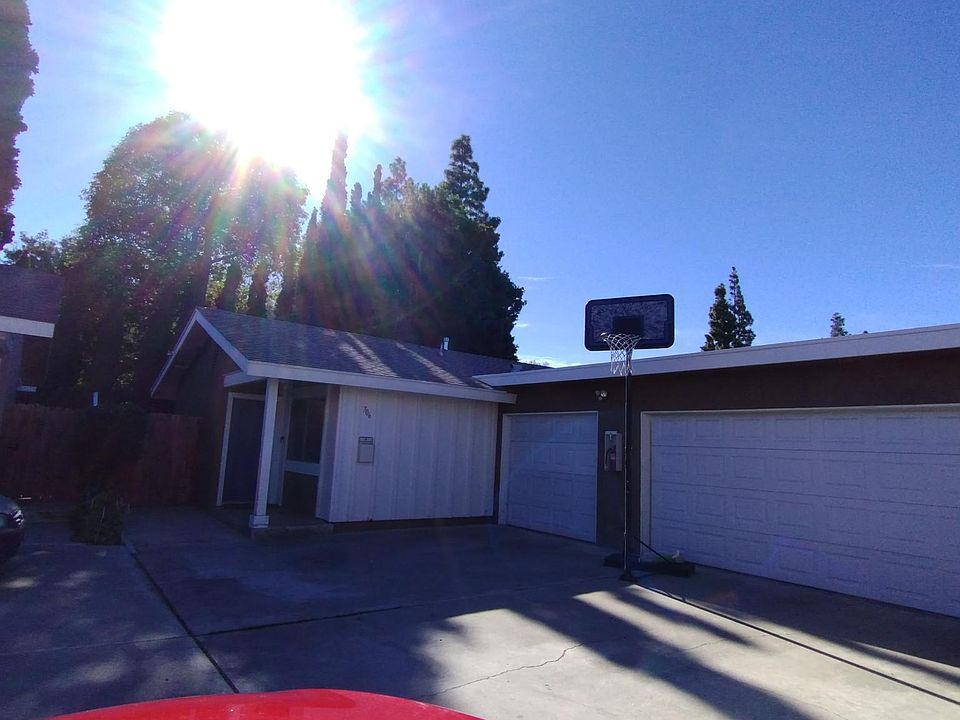 Parking for this 2 bedroom home is in the one car garage and then one car in front of the garage. If takes some practice to easily park in the garage, but it can be done. The angle is difficult at first until you learn the trick. Parking on the street has