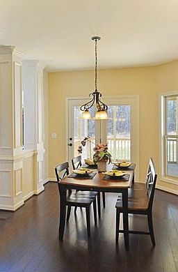 The Bradley G Breakfast Room with hardwood floors
