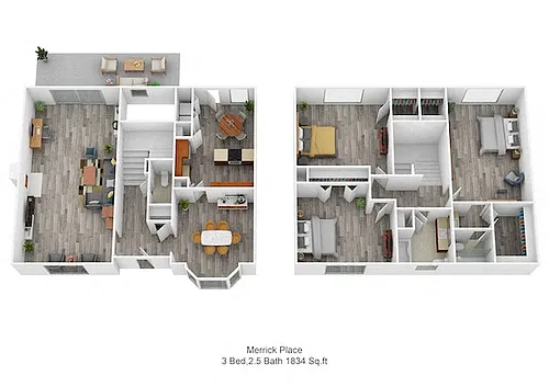 Floor plan The Woodford Townhome