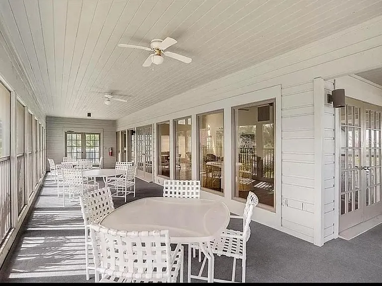 Clubhouse patio