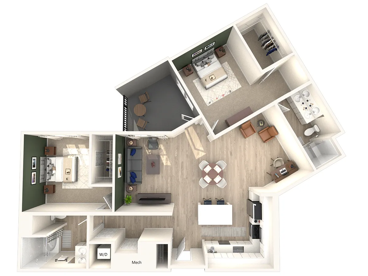 Floor plan B6