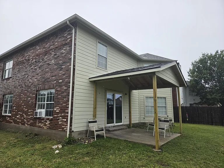 New covered patio!