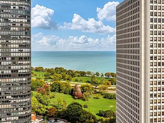 The view from living room and bedroom looking north