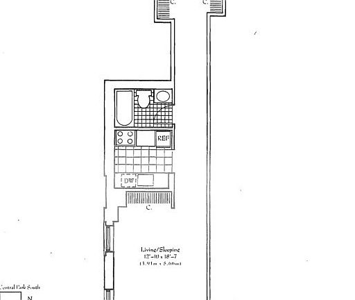 2nd image of 106 Central Park S APT 19N