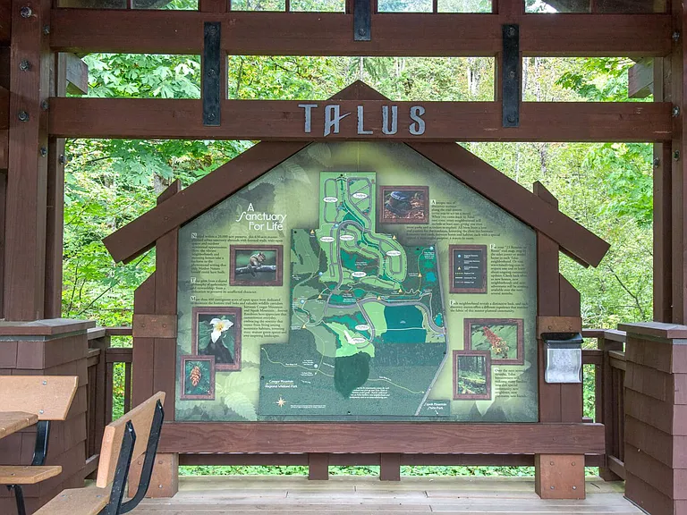Talus is nearby