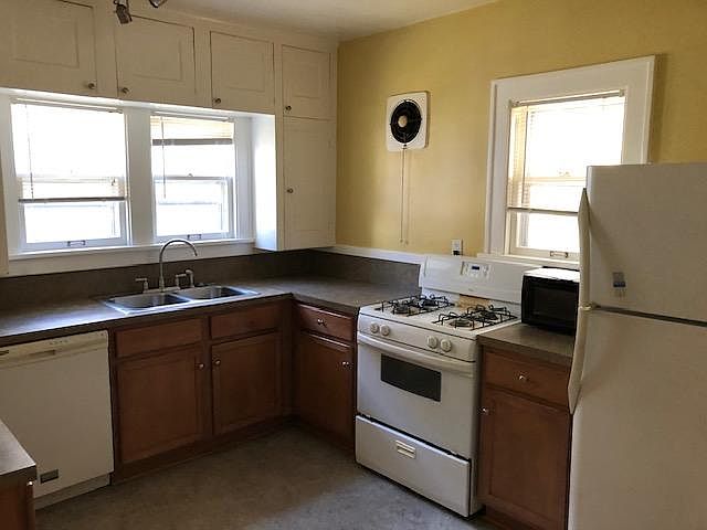 Main area of KIT, back door is just right of fridge out of frame.