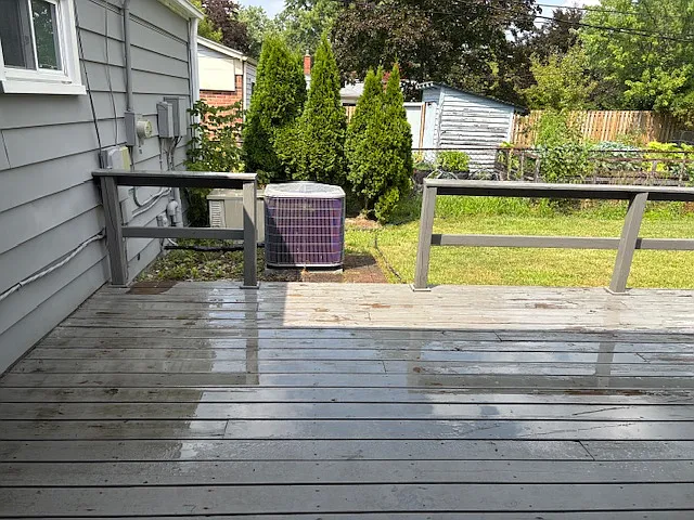 Deck area as you walk out of Family room