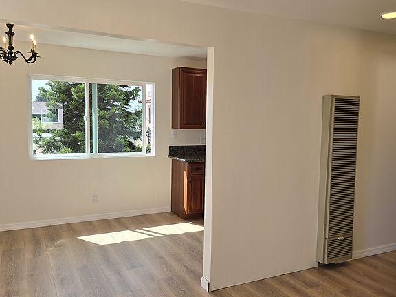 Dining room featuring brand new windows.