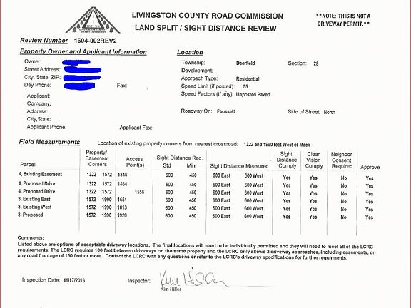 7 Driveway Locations