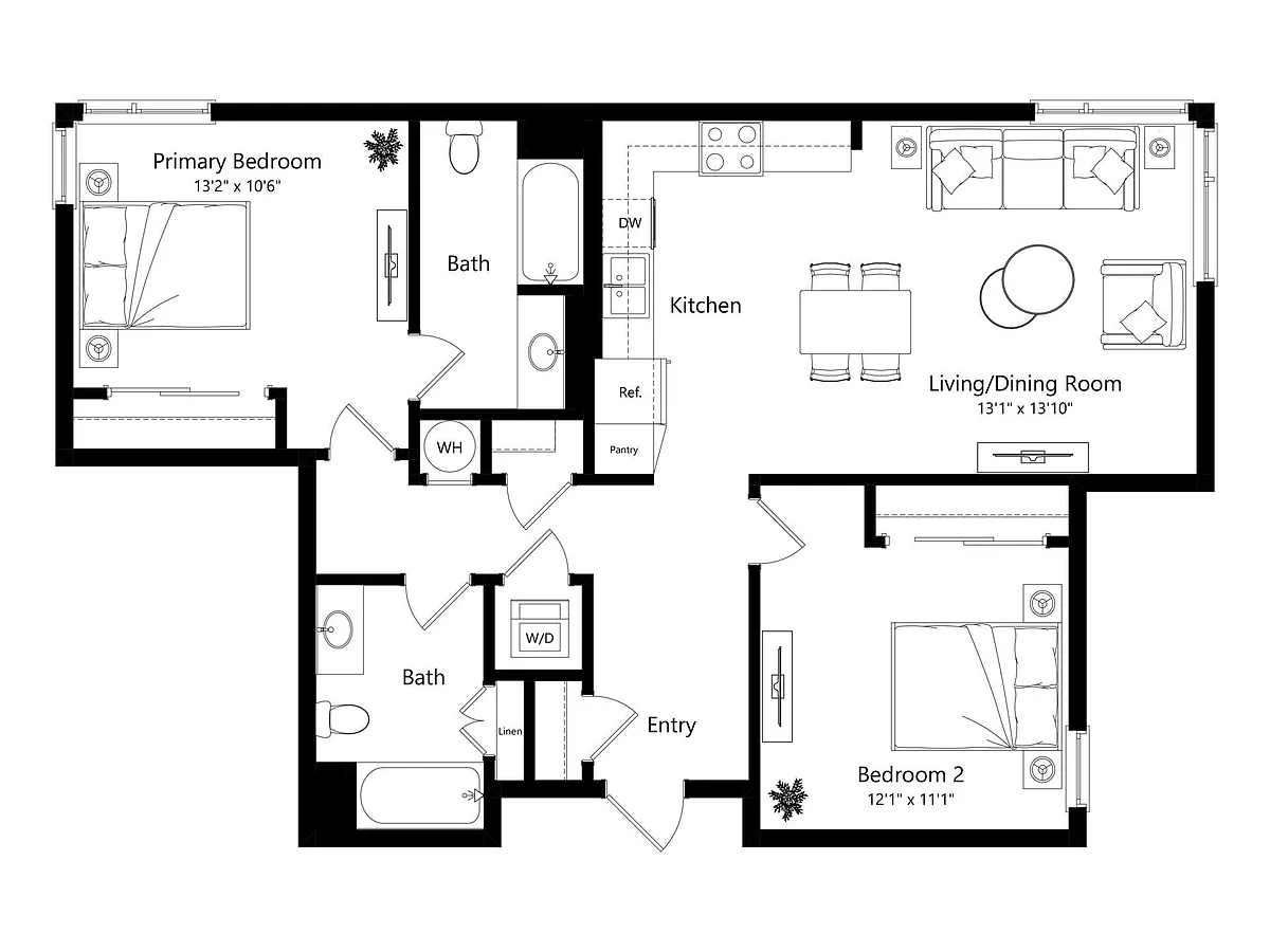 Floor plan G