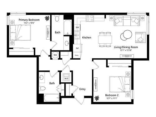 Floor plan G
