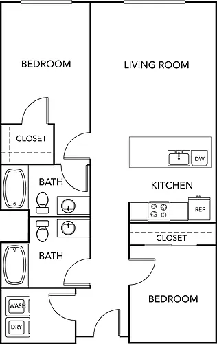 Floor plan Madrona D1 Type A