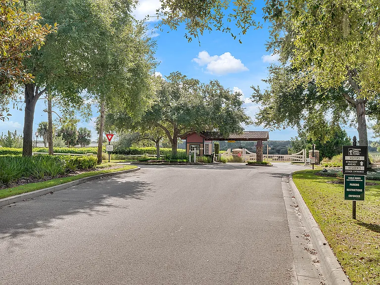 Guard gated entrance