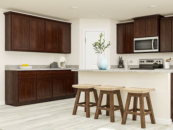 Breakfast bar is a plus for those early mornings or long afternoons doing homework