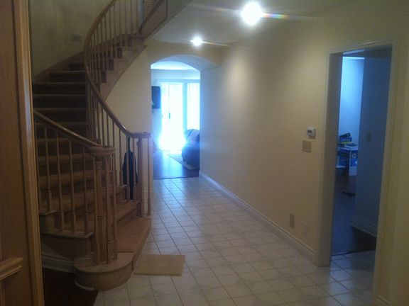 Entrance View of Hallway to Family Room