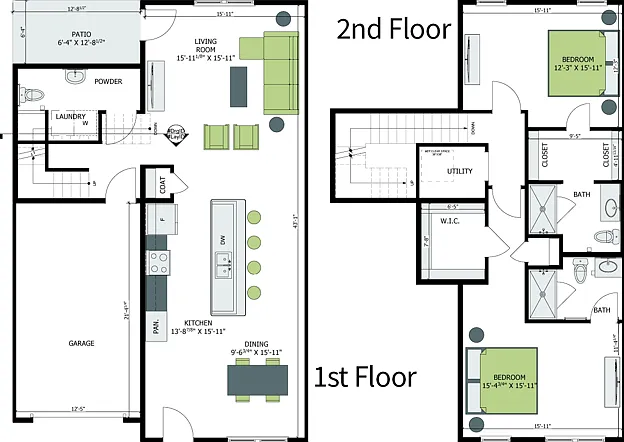 Two Bedroom | Two Bathroom Townhome Two Bedroom | Two Bathroom Townhome
