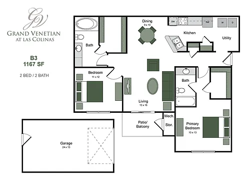 Floor plan B3