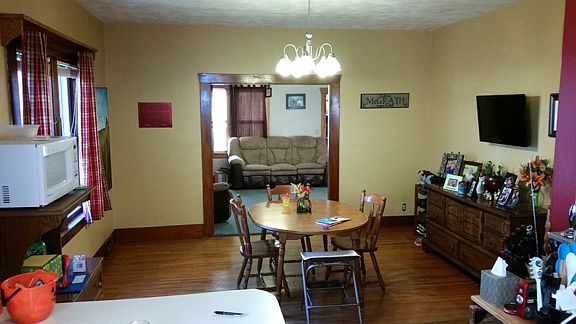 Kitchen open to Dining Room