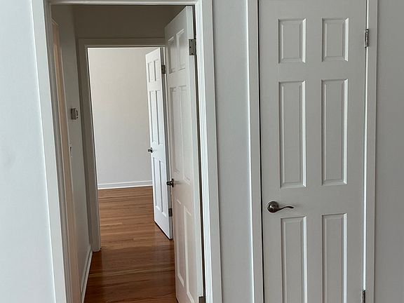 Extra Storage closet in the living area next to the hallway that leads to the bedroom and bathroom.