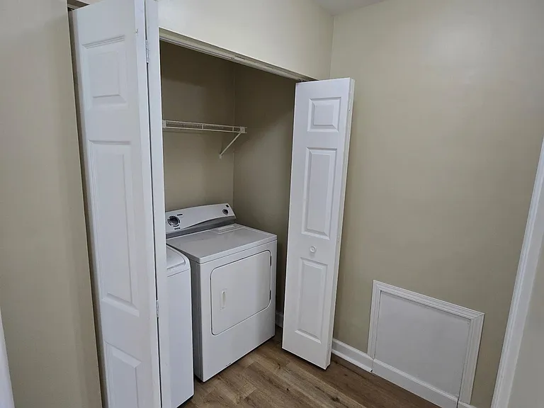 Washer and dryer included
