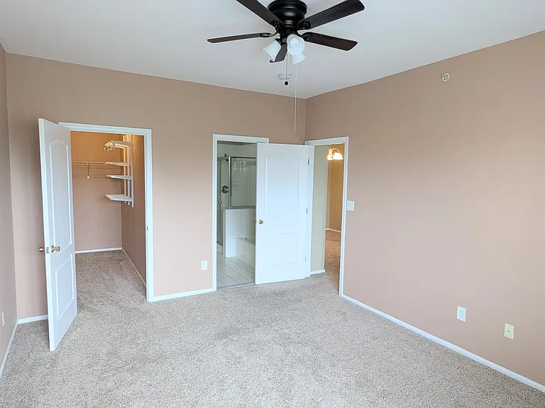 Master Bed with walk-in Closet