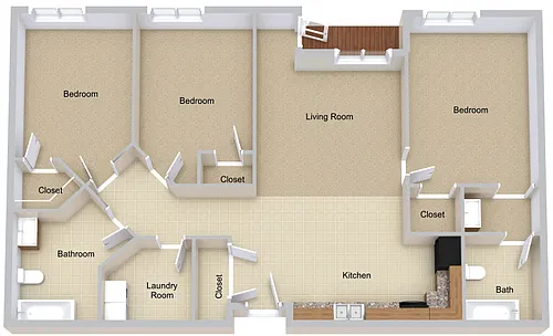 Floor plan Floorplan 3x2