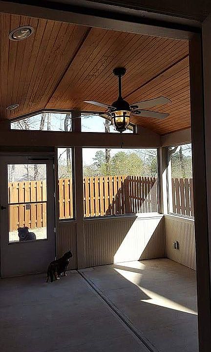 Custom screened porch