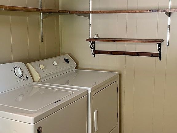 Washer and dryer included 