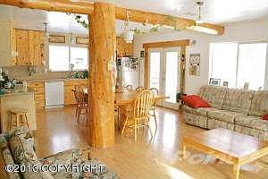 Open Living, Dining, Kitchen