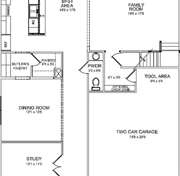 First floor plan