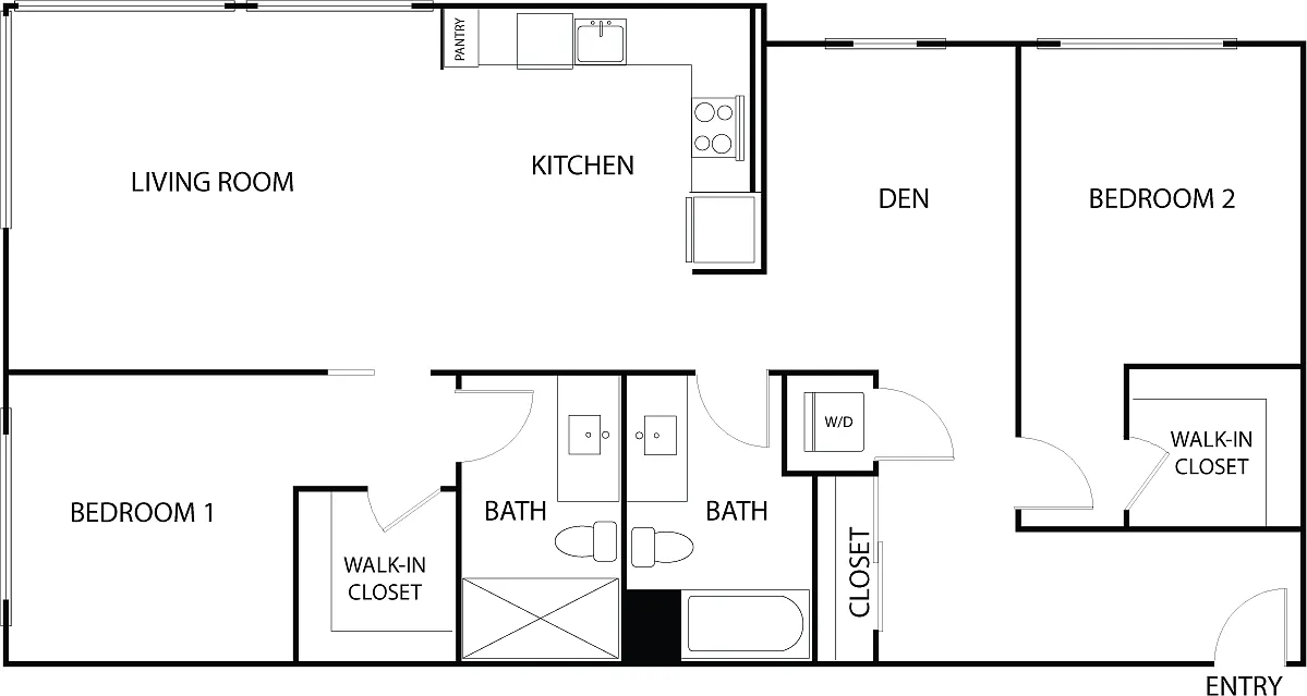 Floor plan 221D