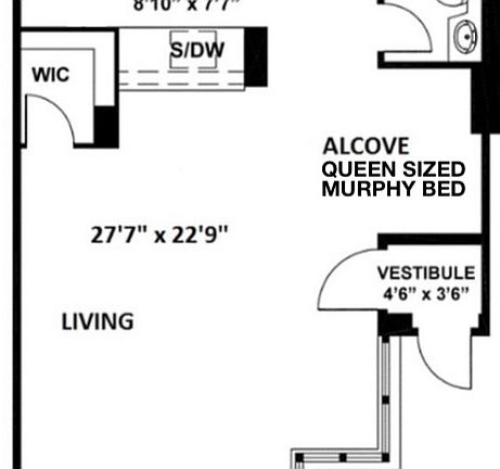 2nd image of 393 W 49th St Townhouse 1C