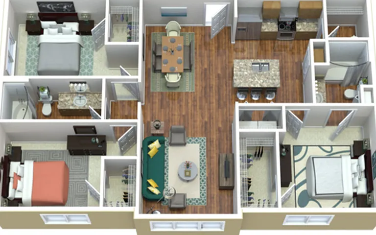 3 BR 2 BA SR 3 BR 2 BA SR
