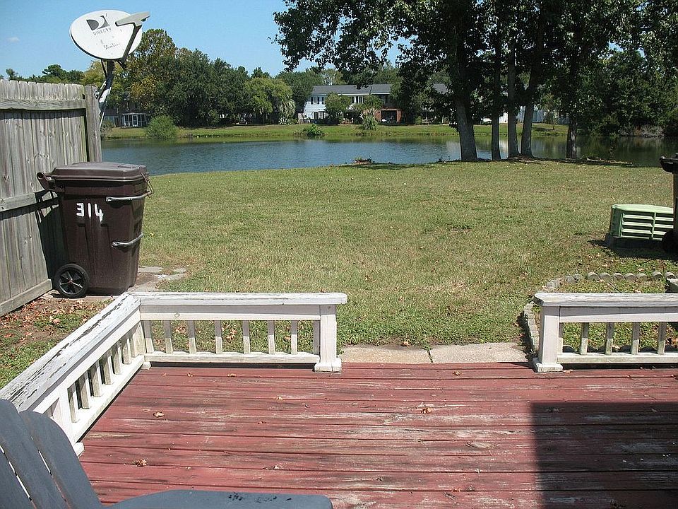View of lake from deck